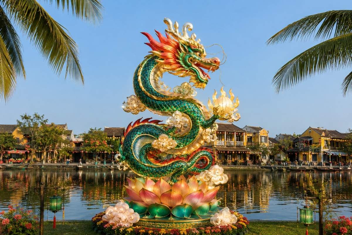 trải nghiệm sông Hoài ở phía đảo An Hội