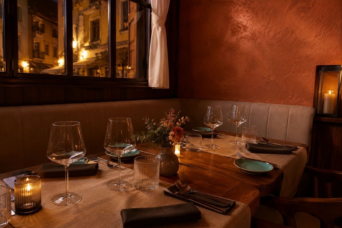 la table hoi an cozy dinner setting with warm lights